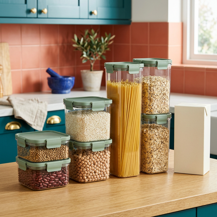 Stackable Airtight Pantry Container Set