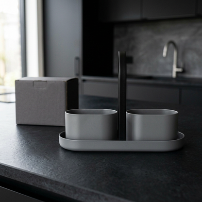 Obsidian kitchen caddy concept second hero with plain carton