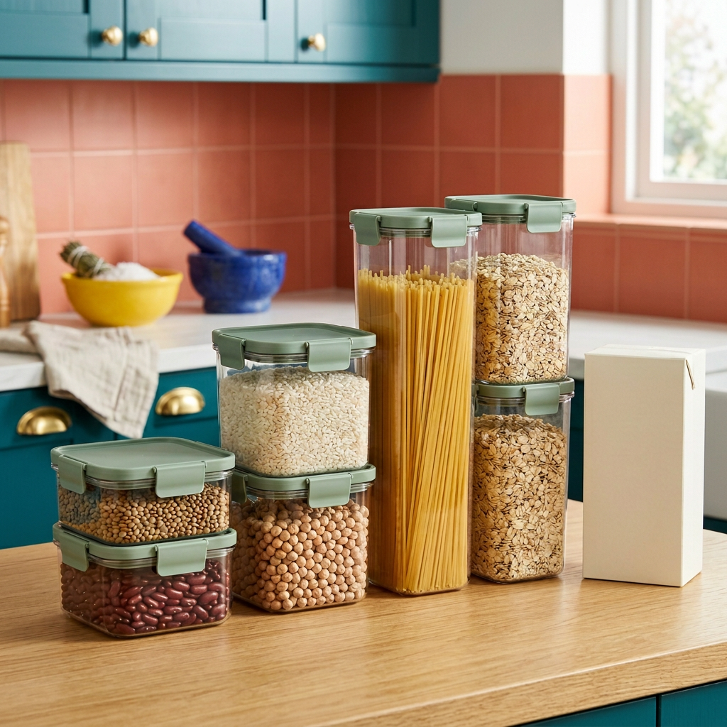 Stackable Airtight Pantry Container Set