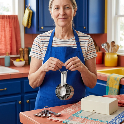 Stainless Steel Measuring Cups and Spoons