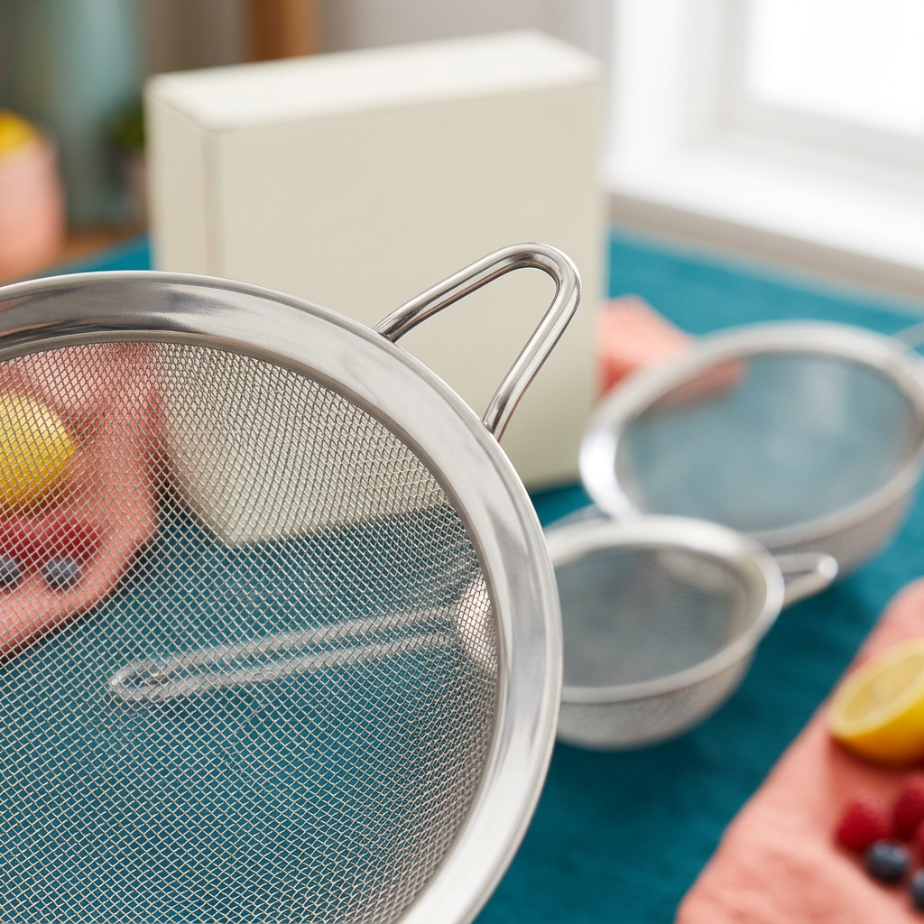 Fine Mesh Stainless Steel Strainer Set
